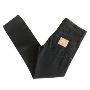 AG Adriano Goldschmied The Beau Slouchy Charcoal Skinny Cords Sz 23